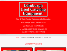 Tablet Screenshot of edinburgh-usedcateringequipment.co.uk